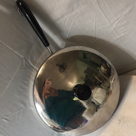 Paul Revere vintage stainless copper bottom 10” fryer - Picture 6 of 8